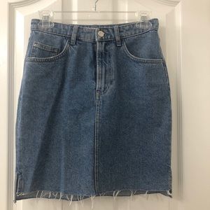 Denim skirt